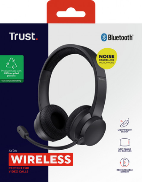 Słuchawki Trust AYDA WIRELESS ENC (25463) - Galeria zdjęcie 8