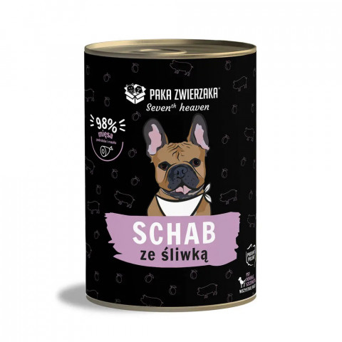 PAKA ZWIERZAKA Seventh Heaven Schab ze śliwką - mokra karma dla psa - 400g - Galeria zdjęcie 1