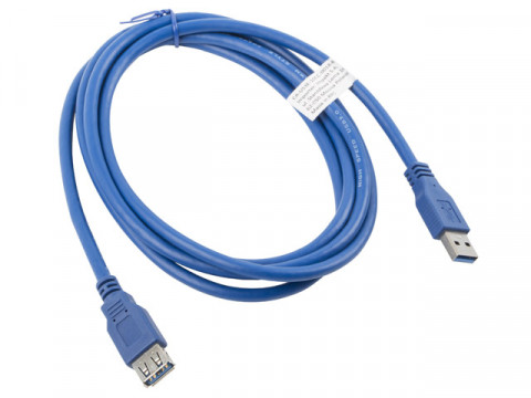 Lanberg przedłuzacz usb 3.0 am-af 1.8m (niebieski) ca-us3e-10cc-0018-b - Galeria zdjęcie 2