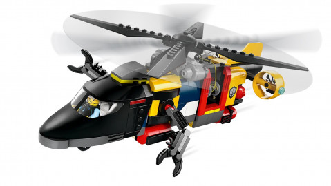LEGO CITY 60462 Zestaw z helikopterem, wozem strażackim i łodzią podwodną - Galeria zdjęcie 6