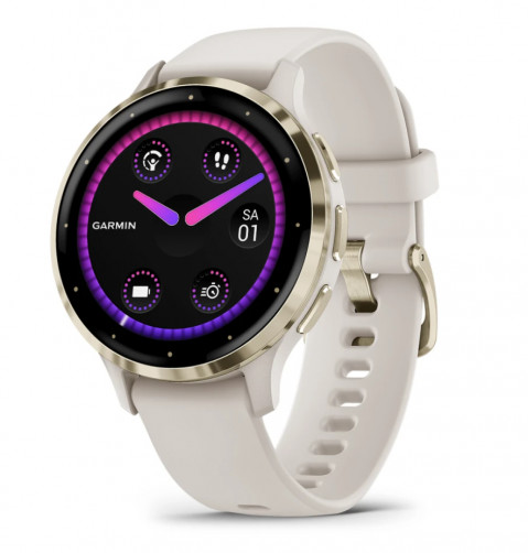 Zegarek Garmin Venu 3S 41mm Złoty - Galeria zdjęcie 1
