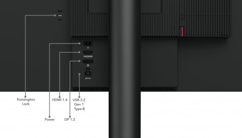 Lenovo ThinkCentre Tiny-In-One 24 Gen 5 23.8"FHD IPS 60Hz 250nits AG HDMI, DP, USB 3Y - Galeria zdjęcie 18