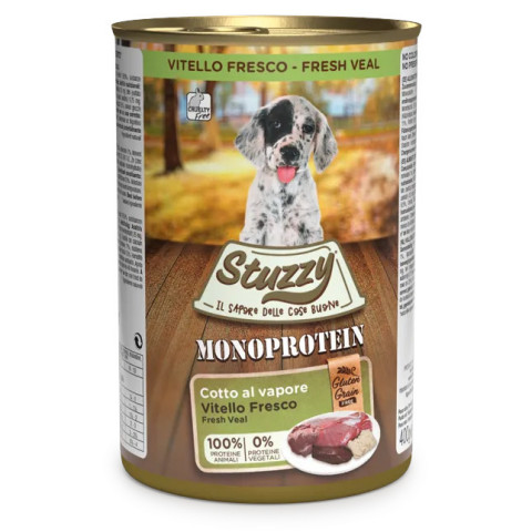 STUZZY Monoprotein Puppy Cielęcina - mokra karma dla szczeniąt - 400g - Galeria zdjęcie 1