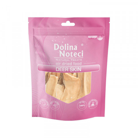DOLINA NOTECI Natural Treats Skóra jelenia - przysmak dla psa - 100g - Galeria zdjęcie 1
