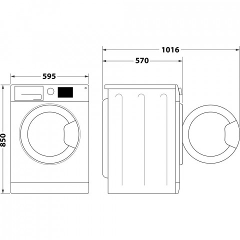 Pralko-suszarka WHIRLPOOL FFWDB 864349 BV EE - Galeria zdjęcie 9