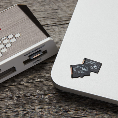 Karta pamięci z adapterem Kingston Canvas Select Plus SDCS2/256GB (256GB; Class 10, Class U1, V30; + adapter) - Galeria zdjęcie 7