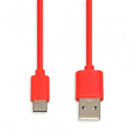 KABEL I-BOX USB 2.0 TYP C, 2A 1M CZERWONY - Galeria zdjęcie 2