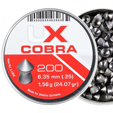 Śrut 6,35 Umarex Cobra Pointed Ribbed 200 szt. - Galeria zdjęcie 2