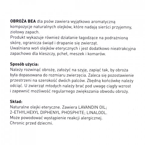 Beaphar obroża ochronna na Kleszcze Pchły dla psa rozm. M/L - Galeria zdjęcie 5