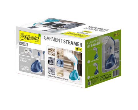 Parownica do ubrań 1500W Maestro MR-355-AQUAMARINE - Galeria zdjęcie 7
