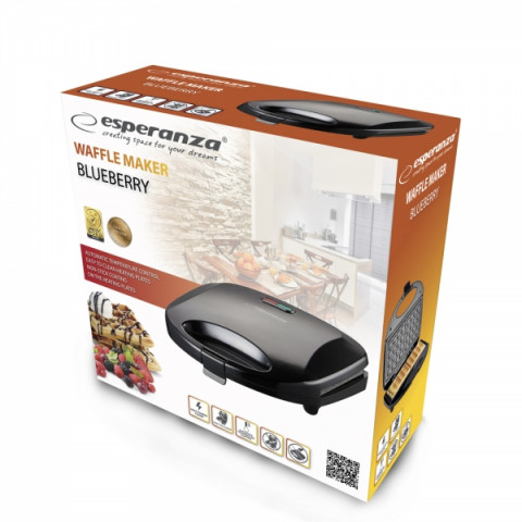 ESPERANZA GOFROWNICA 1000W BLUEBERRY - Galeria zdjęcie 3