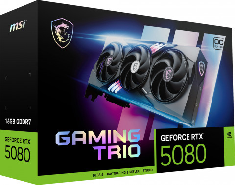 Karta graficzna MSI GeForce RTX 5080 16GB GAMING TRIO OC GDDR7 - Galeria zdjęcie 7