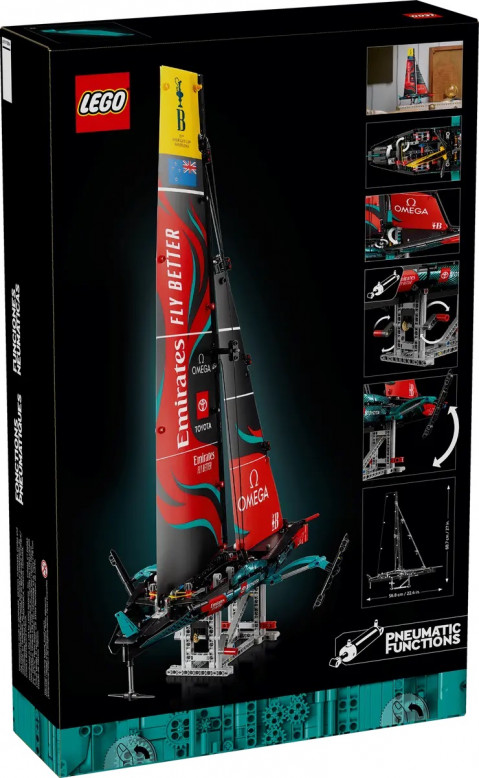 LEGO TECHNIC 42174 Emirates Team New Zealand AC75 Yacht - Galeria zdjęcie 2