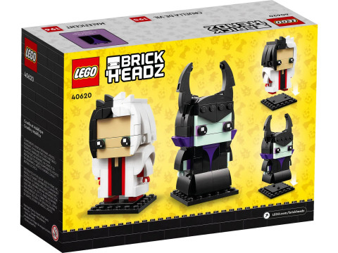 LEGO BrickHeadz 40620 Cruella i Diabolina - Galeria zdjęcie 2