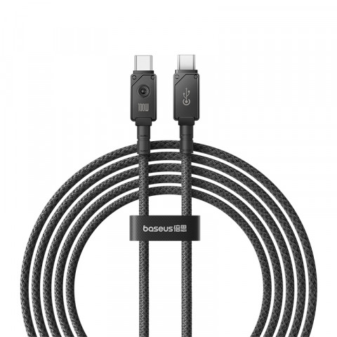 Kabel Baseus Unbreakable Typ C-Typ C 100W 2m (czarny) - Galeria zdjęcie 1