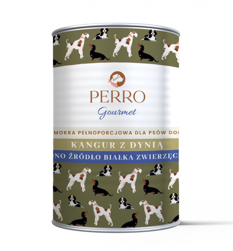 PERRO Gourmet Kangur z dynią - mokra karma dla psa - 400g - Galeria zdjęcie 1