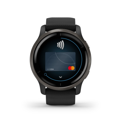 Zegarek Garmin Venu 2 (45 mm) Slate Stainless Steel Bezel / Black Case / Silicone Band - Galeria zdjęcie 21