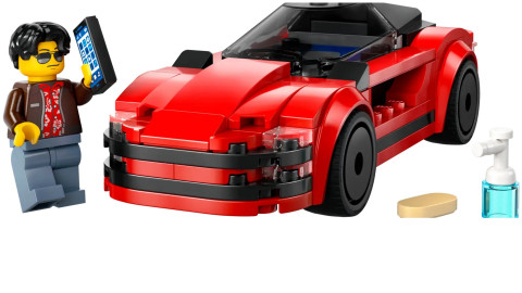 LEGO CITY 60448 Czerwony samochód sportowy - Galeria zdjęcie 2