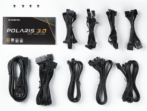 Zasilacz Chieftec POLARIS 1050W 80+ Gold ATX 3.0 (PPS-1050FC-A3) - Galeria zdjęcie 5