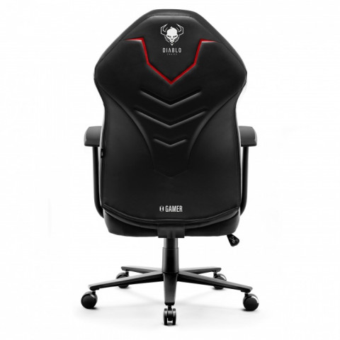 Fotel gamingowy DIABLO X-GAMER fotel czarno-czarny - Galeria zdjęcie 4