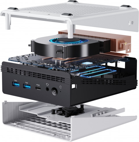 PC Chuwi Ubox-P Ryzen 5 6600H 16GB SSD512 BT W11Pro - Galeria zdjęcie 8