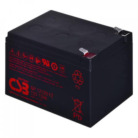 Akumulator CSB GP12120F2 12V 12Ah - Galeria zdjęcie 1