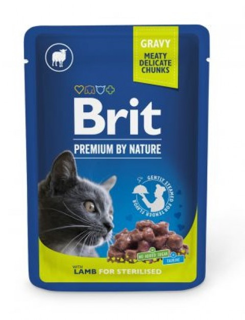 BRIT Premium Cat Lamb for Sterilized - mokra karma dla kota - 100 g - Galeria zdjęcie 1