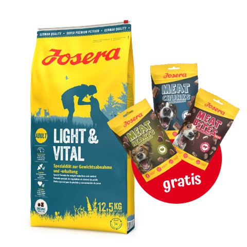 JOSERA Light & Vital - sucha karma dla psa - 12,5 kg + GRATIS - Galeria zdjęcie 1