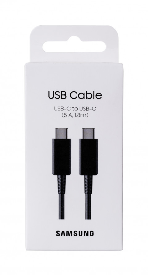 Kabel Samsung EP-DX510JB USB-C/USB-C 1,8m 5A, czarny - Galeria zdjęcie 6