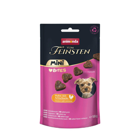 ANIMONDA Adult Mini Love Bites Kurczak z karczochami - przysmak dla psa - 50g - Galeria zdjęcie 1