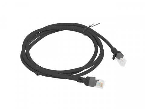 PATCHCORD KAT.6 UTP 1.5M CZARNY FLUKE PASSED LANBERG 10-PACK - Galeria zdjęcie 2