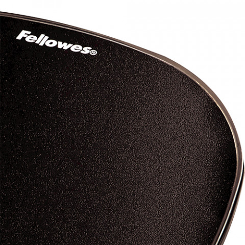 Fellowes CRYSTAL podkładka pod mysz i nadgarstek żelowa czarna - Galeria zdjęcie 5