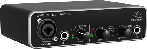 Behringer UMC22 - Interfejs audio USB - Galeria zdjęcie 4