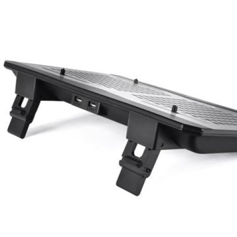Podkładka chłodząca do laptopa Thermaltake Massive TM (10~17", 2x120mm Fan) aluminium - Galeria zdjęcie 9