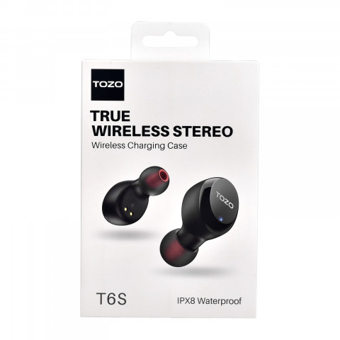 Słuchawki TWS TOZO T6S Black - Galeria zdjęcie 7