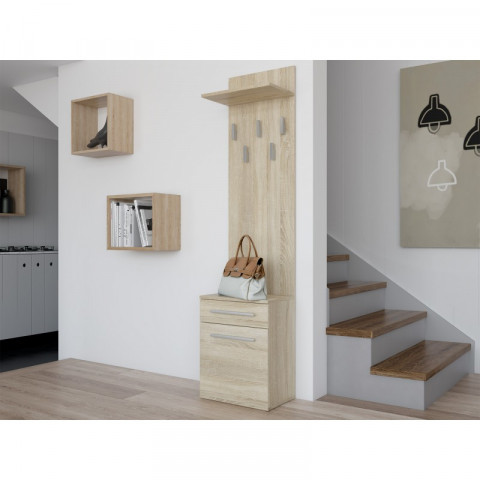 WIESZAK SZAFKA NA BUTY DUO DĄB SONOMA - Galeria zdjęcie 2