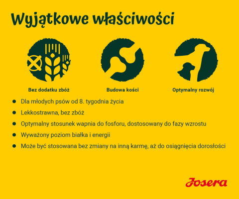 JOSERA Young Star Junior - sucha karma dla psa - 12,5 kg - Galeria zdjęcie 3