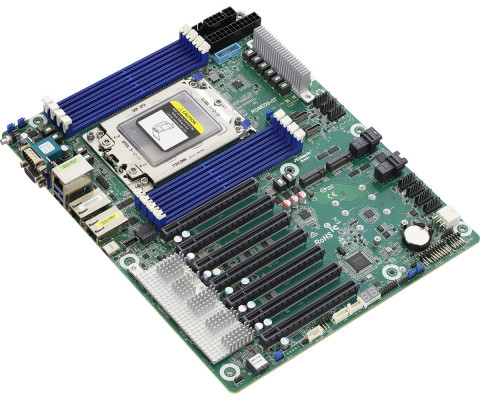Płyta główna ASRock ROMED8-2T 1x SP3 AMD Epyc 7000 SoC (SATA, NVMe, 2xM.2, 2x10GbE, IPMI) - Galeria zdjęcie 2