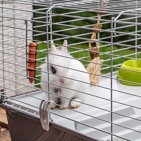 FERPLAST Rabbit 100 - klatka dla królika - Galeria zdjęcie 7