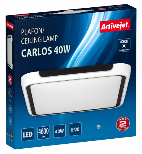 Plafon LED Activejet AJE-CARLOS 40W - Galeria zdjęcie 5