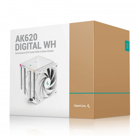 Chłodzenie DeepCool AK620 Digital WH (R-AK620-WHADMN-G) - Galeria zdjęcie 10