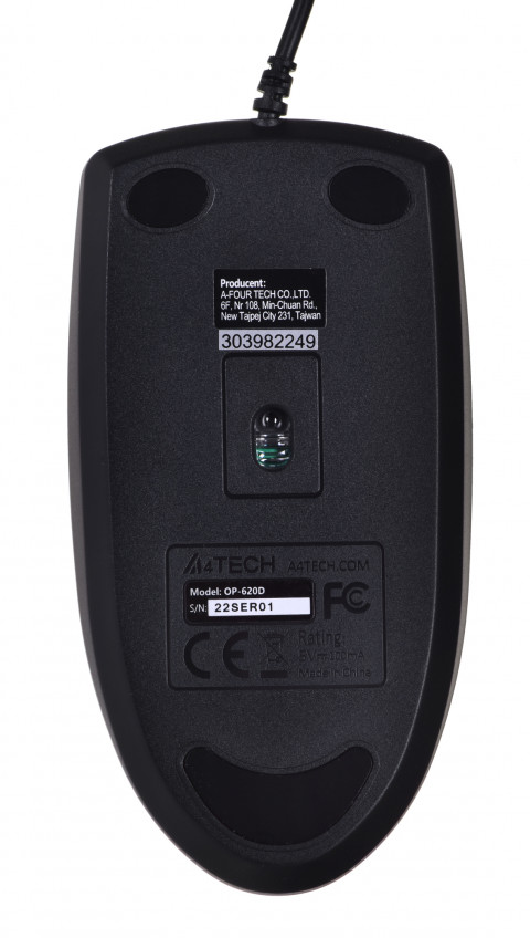 MYSZ A4-TECH OP-620D V-TRACE - USB - CZARNA - Galeria zdjęcie 4