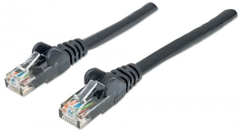INTELLINET PATCH CORD CAT6 UTP 3,0M CZARNY 100% MI - Galeria zdjęcie 1
