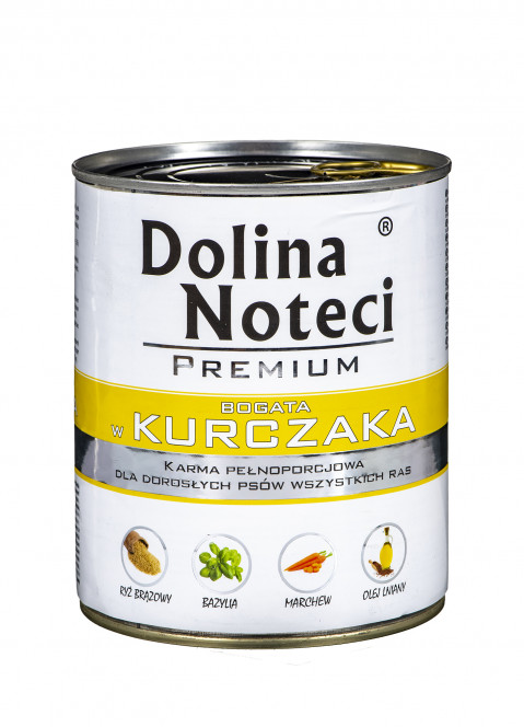 DOLINA NOTECI Premium bogata w kurczaka - mokra karma dla psa - 800 g - Galeria zdjęcie 1