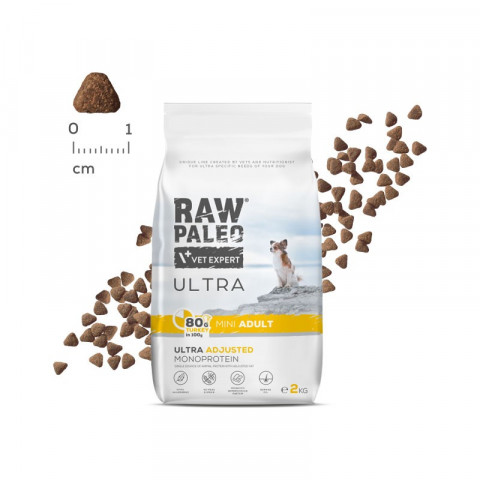 VET EXPERT Raw Paleo Ultra Mini Adult Indyk - sucha karma dla psa - 8kg - Galeria zdjęcie 3