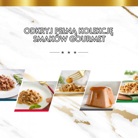 PURINA Gourmet Perle Mini fileciki w sosie - mokra karma dla kota - 60x85g - Galeria zdjęcie 2