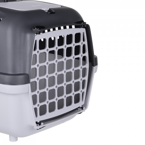 ZOLUX Gulliver 2 - transporter z plastikowymi drzwiczkami dla kota - szary - Galeria zdjęcie 2