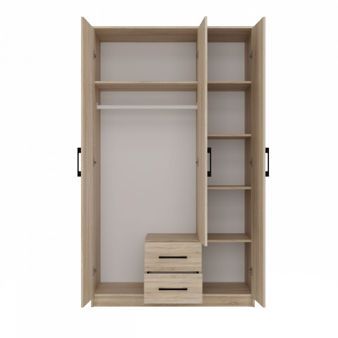 SZAFA ROMANA 120X205 SONOMA Z LUSTREM - Galeria zdjęcie 3