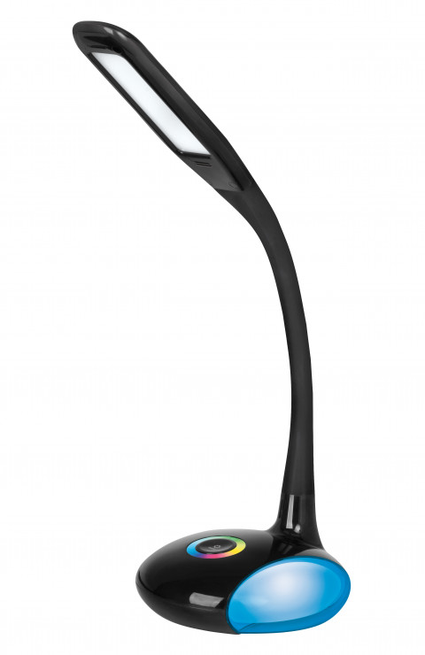 Nowoczesna lampka na biurko wielokolorowa RGB LED Activejet VENUS RGB czarna z funkcją oświetlenia nocnego - Galeria zdjęcie 4