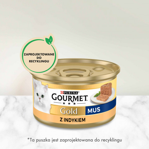 Gourmet Gold MIX SMAKÓW MIĘSNYCH - mokra karma dla kota - 24x85 g - Galeria zdjęcie 16